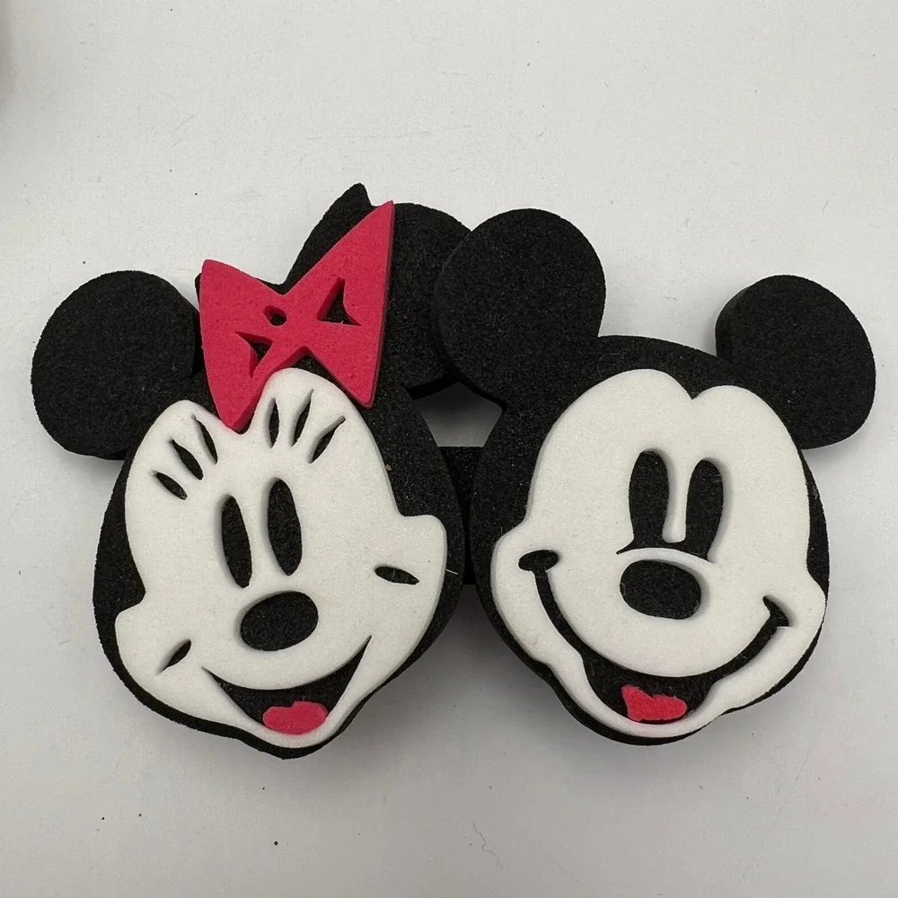 Disney Mickey and Minnie Mouse Hair Accessory Lot of 4 VTG Retro Disneyana